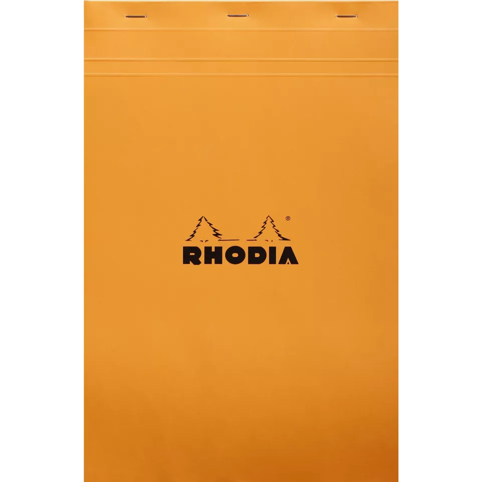 Rhodia Orange Head Stapled Pad No19,...
