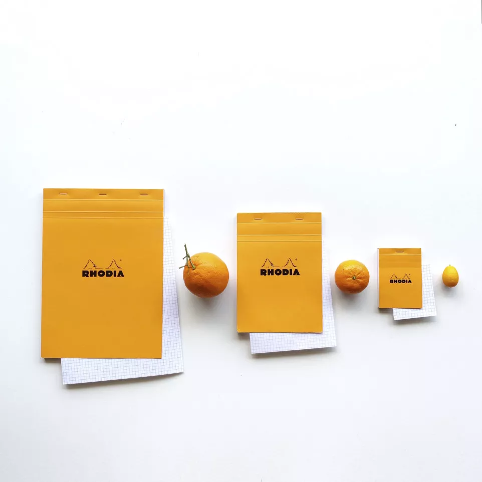 Rhodia Orange Head Stapled Pad No19,...