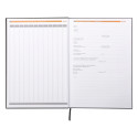 RHODIACT hardback book A4 96 lined sheets/ Pc.