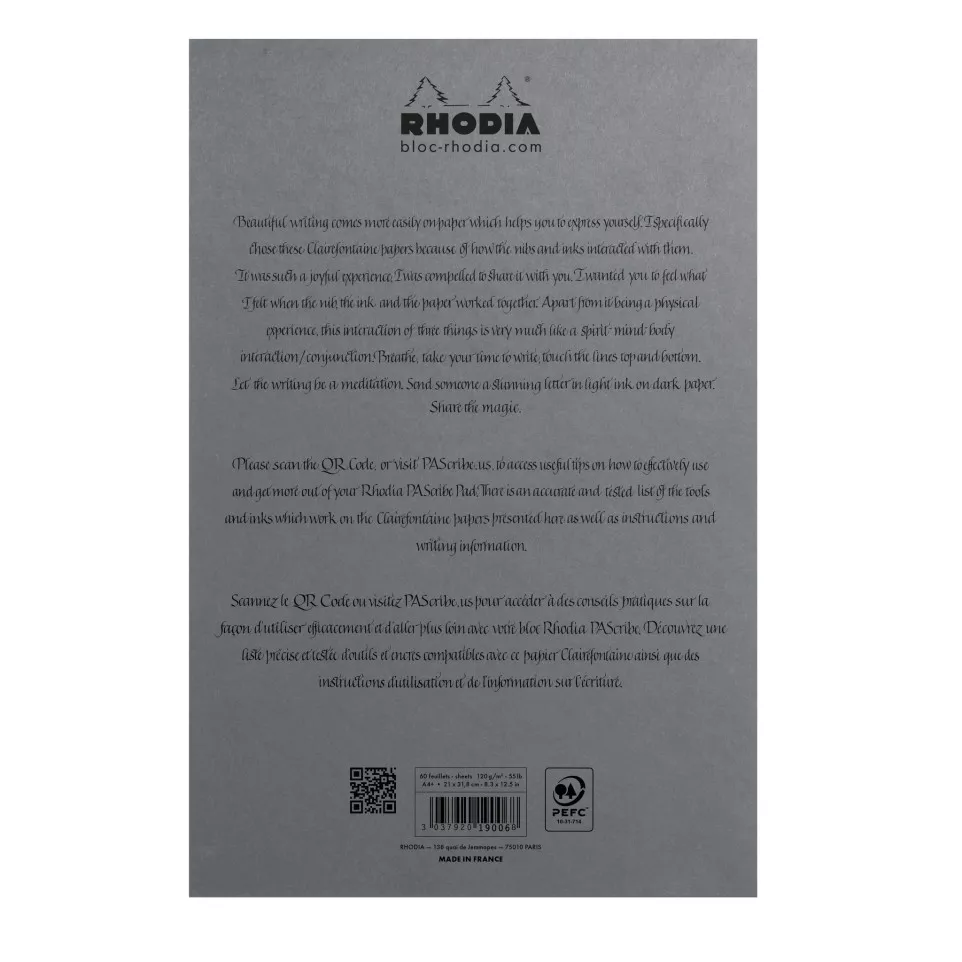 Rhodia Pascribe Grey- Maya kalligr...