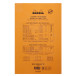 Bloc agrafé Rhodia N°19 21x31,8 cm 80 feuillets uni 80g/ Pce