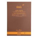 Rhodia coloR N°18 70-bl 90g lijn choco/ St.