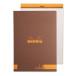 Bloc agrafé Rhodia coloR N°18 21x29,7 cm 70 feuillets ligné 90g/ Pce