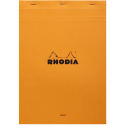 Bloc agrafé Rhodia N°18 21x29,7 cm 80 feuillets ligné avec marge 80g/ Pce