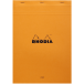 Bloc agrafé Rhodia N°18 21x29,7 cm 80 feuillets ligné avec marge 80g/ Pce