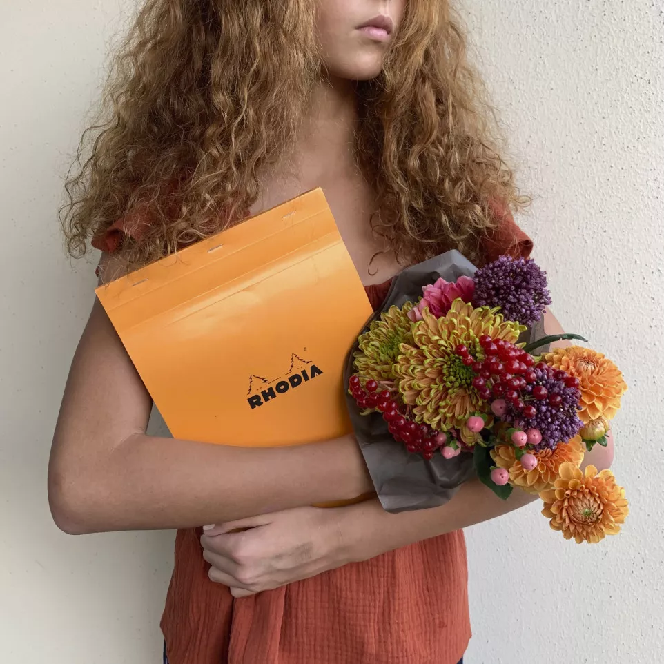 Rhodia blok Orange N-°18  80bl...