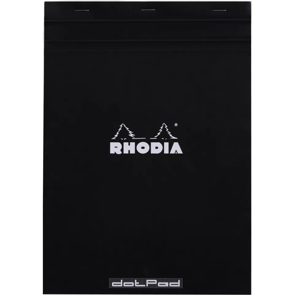 Rhodia Stapled Dot Pad Black, A4/ Pc.