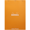 Rhodia Stapled Dot Pad Orange, A4/ Pc.