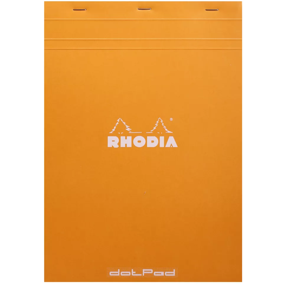 Rhodia Stapled Dot Pad Orange, A4/ Pc.