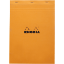 Bloc agrafé Rhodia N°18 21x29,7 cm 80 feuillets petits carreaux 5x5 80g/ Pce