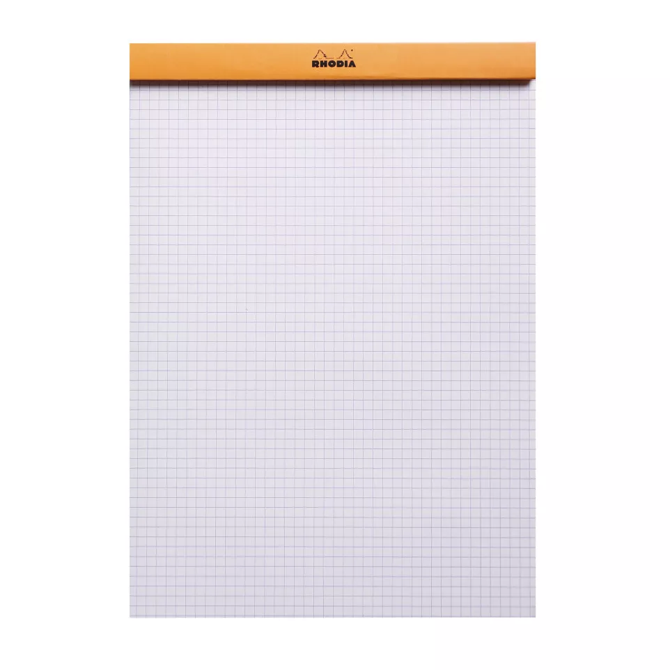 Rhodia blok Orange N-°18 80bl 80g...