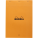 Rhodia Orange Head Stapled Pad No18, Plain, A4/ Pc.