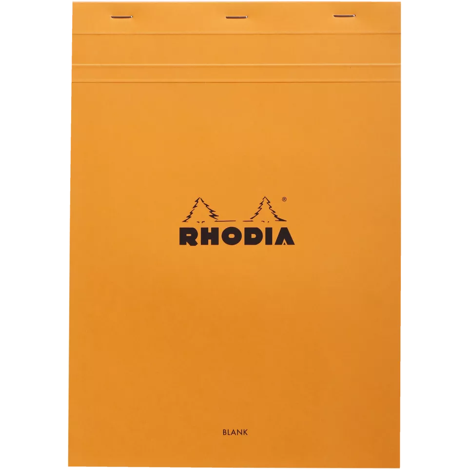 Rhodia Orange Head Stapled Pad No18,...