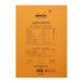Rhodia Orange Head Stapled Pad No18, Plain, A4/ Pc.