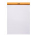 Rhodia Orange Head Stapled Pad No18, Plain, A4/ Pc.