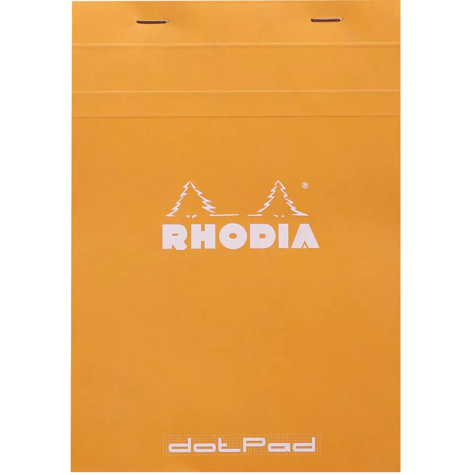 Rhodia Stapled Dot Pad Orange, A5/ Pc.