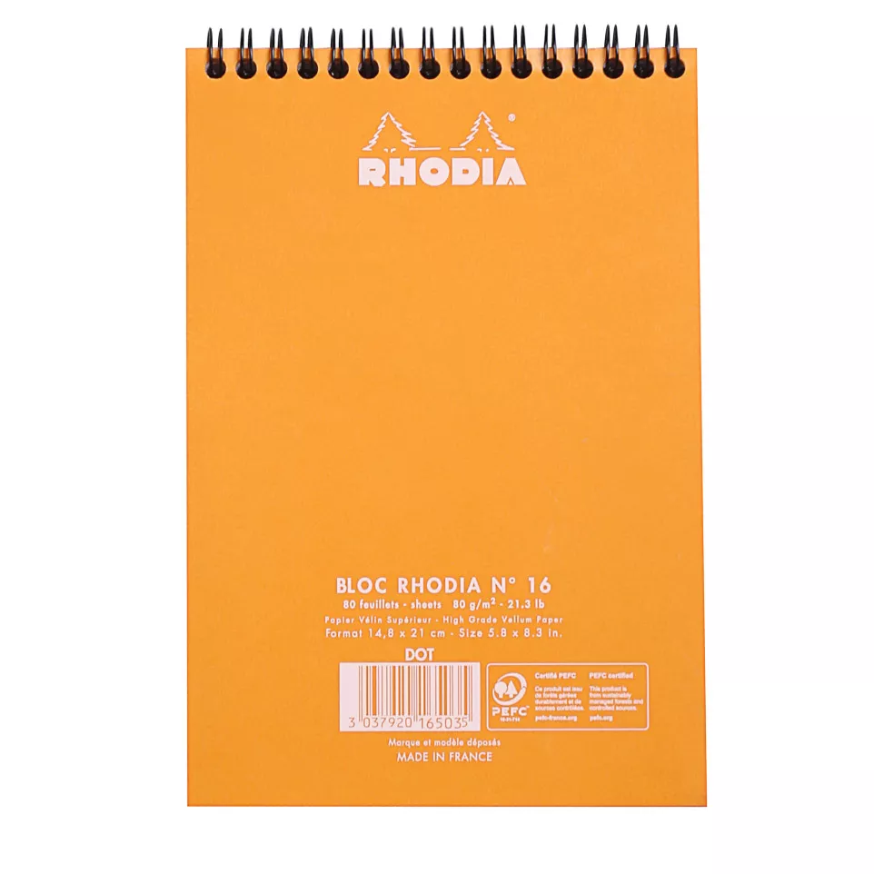 Bloc reliure intégrale Rhodia Classic...