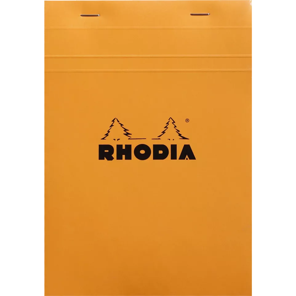 Bloc agrafé Rhodia ORANGE N°16...