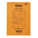 Bloc agrafé Rhodia ORANGE N°16 14,8x21 cm 80 feuillets petits carreaux 5x5 80 g/ Pce