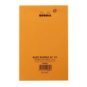 Bloc agrafé Rhodia N°14 11x17 cm 80 feuillets ligné 80g/ Pce