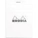 Rhodia White Head Stapled Pad No12, 85x120, 5x5 Squared/ Pc.