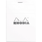 Rhodia White Head Stapled...