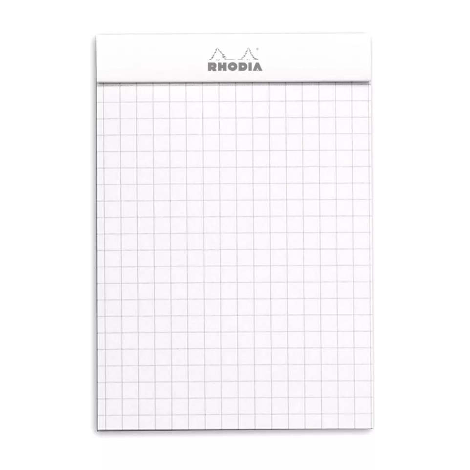 Rhodia White Head Stapled Pad No12,...