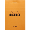 Rhodia Orange N11  80bl 90g lijn-/ St.