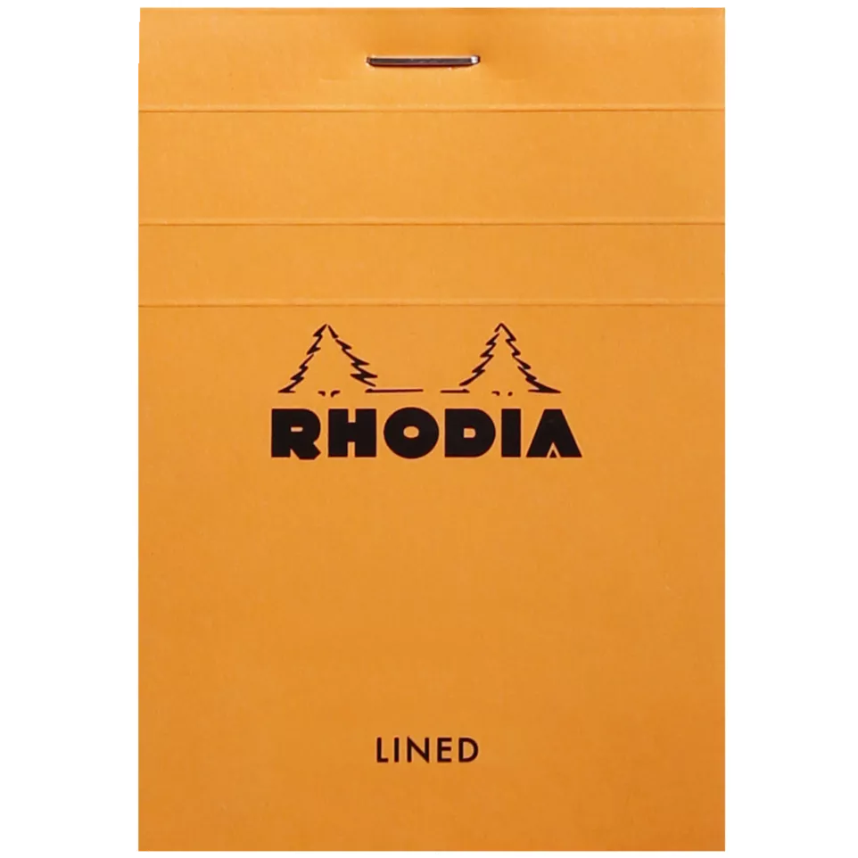 Rhodia Orange N11  80bl 90g lijn-/ St.