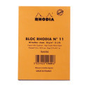 Rhodia Orange Head Stapled Pad No11, Lined, A7/ Pc.