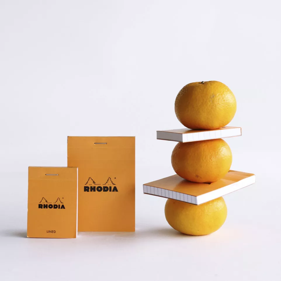 Rhodia Orange Head Stapled Pad No11,...