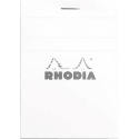 Rhodia White Head Stapled Pad No11, A7, 5x5 Squared/ Pc.