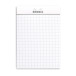 Rhodia White Head Stapled Pad No11, A7, 5x5 Squared/ Pc.