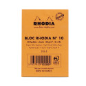 Rhodia Orange Head Stapled Pad No10, 5x5 Squared, 52x75/ Pc.
