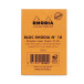 Rhodia Orange Head Stapled Pad No10, 5x5 Squared, 52x75/ Pc.