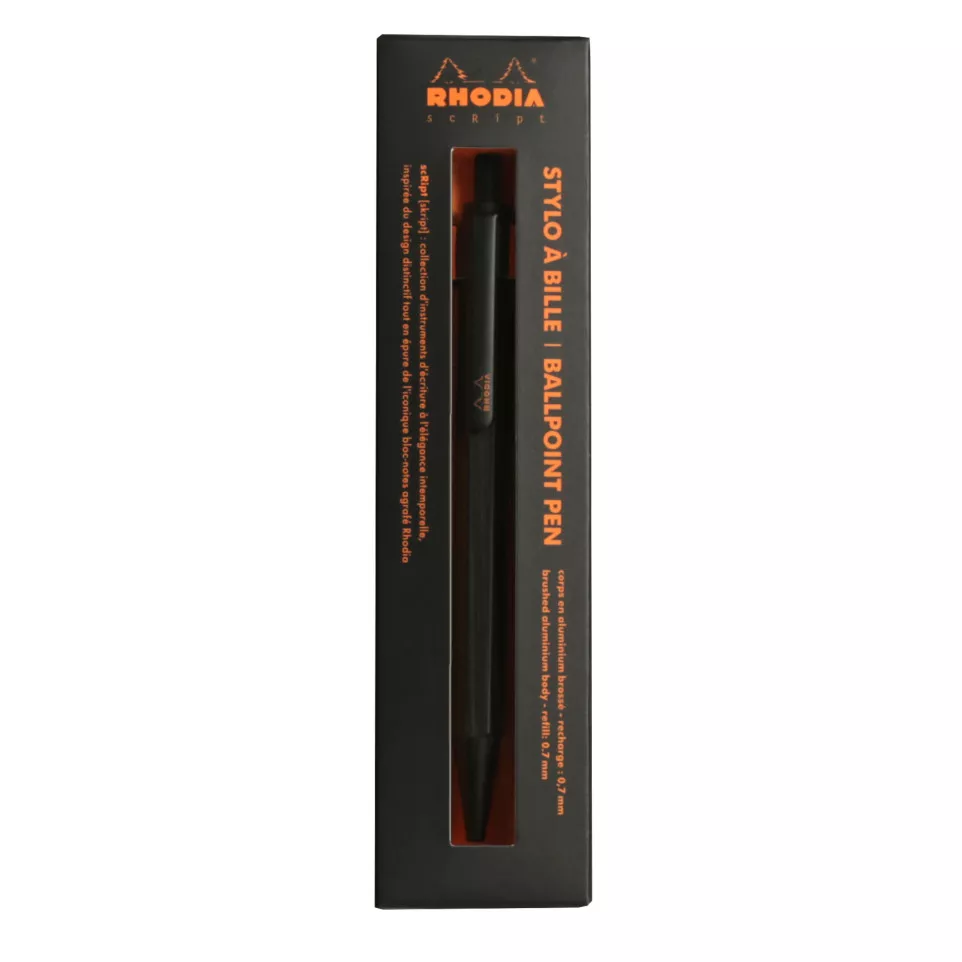 Rhodia ScRipt refillable ballpoint...