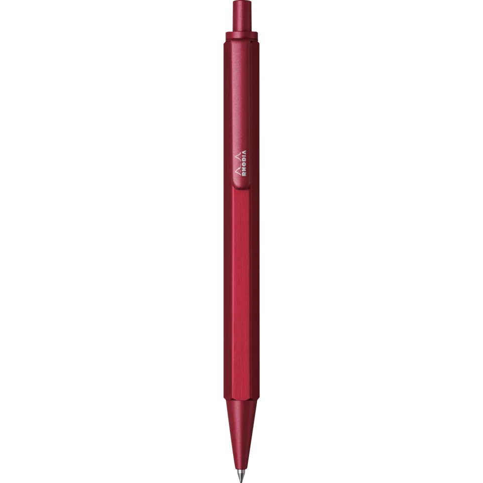 Rhodia ScRipt balpen 0,7mm rood-/ St.