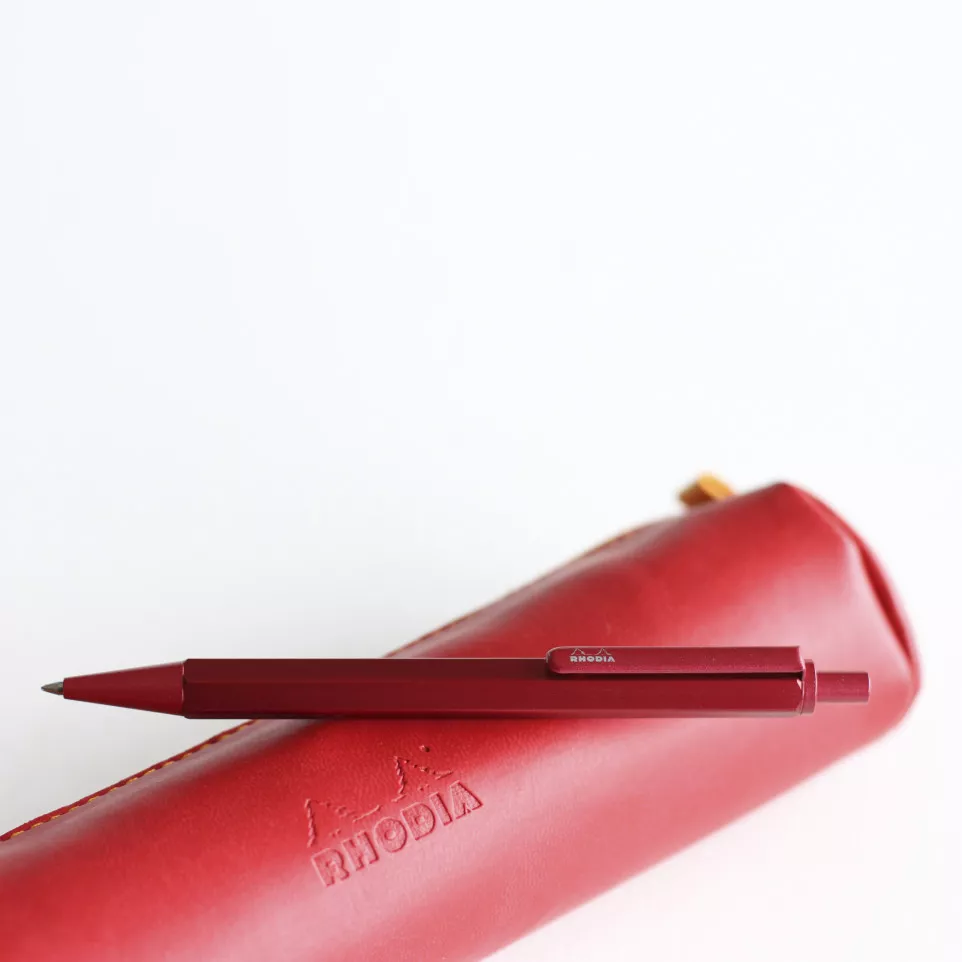 Rhodia ScRipt balpen 0,7mm rood-/ St.