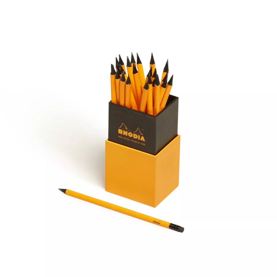 Rhodia Potloden met houder 25 stuks-/...