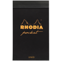 Bloc Pocket Rhodia 7,5x12 cm ligné/ Pce