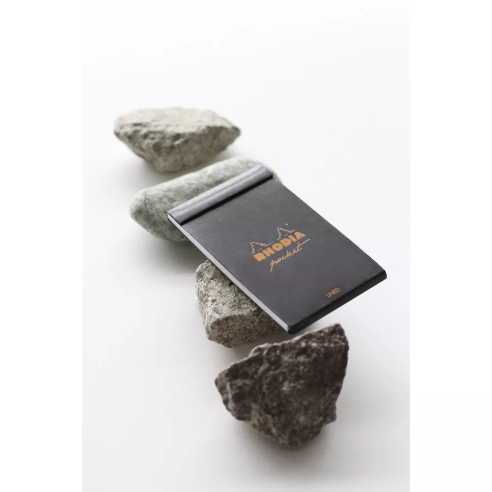 Rhodia Bl. Pocket Zw-art 7,5x12 40bl...