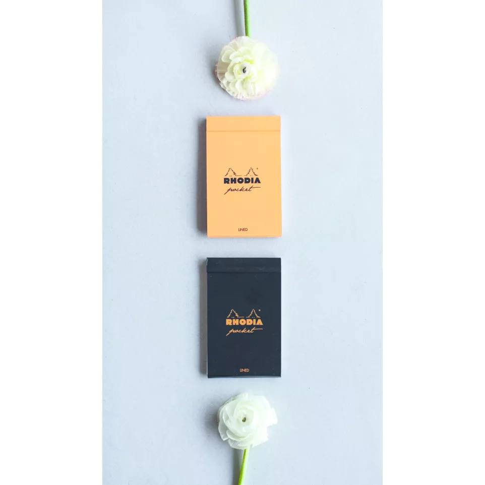 Bloc Pocket Rhodia 7,5x12 cm ligné/ Pce