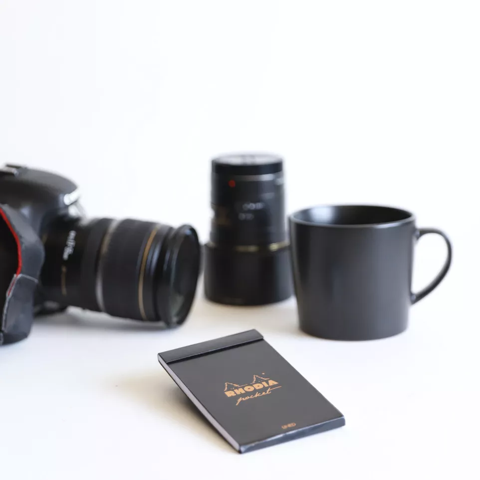 Rhodia Bl. Pocket Zw-art 7,5x12 40bl...