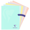 Mimesys Pastel Polypro Stapled Notebooks 240x320, 5x5 and Margin/ Pc.