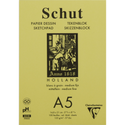 Blok petit grain A5 wit...