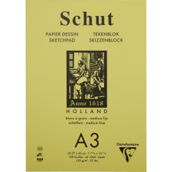 Blok petit grain A3 wit...