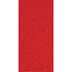 6 GLITTER TISSUE PAPER RED...