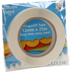 Goldline Double Sided Fingerlift Tape 12mmx25m/ Pc.
