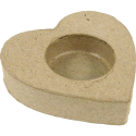 Porte bougie coeur 8,5x8,5x2cm/ Pce