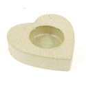Porte bougie coeur 8,5x8,5x2cm/ Pce